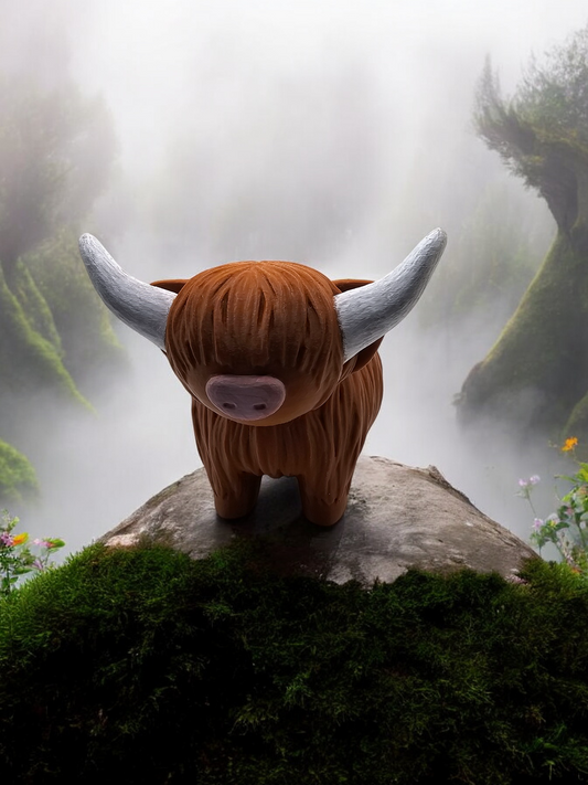 Highland Cow Planter