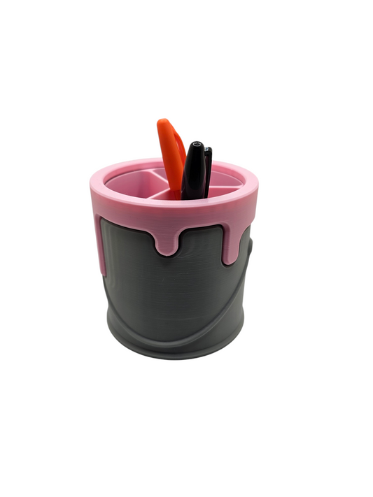 Paint Pot Pen Holder